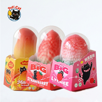 PoPI CAT Seni Populer 3D Virus Es Krim Campuran Mangga Stroberi Leci Logistik Rantai Dingin Grosir Makanan Beku Kotak 75g