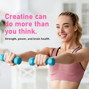 Factory Direct Fitness <b>Supplement</b> Creatine Powder Drink Amino Acid Blend Powder Support Mental Focus Energy During Workout - Product Image 4