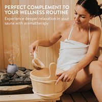 Mangkuk Aroma batu sabun ditingkatkan ukuran besar Aksesori Sauna rumah beraroma baja tahan karat untuk cangkir batu aromaterapi & penanam