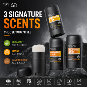 Deodorante Naturale Solido per il Corpo Uomo, Controllo Odori 72 Ore, Profumo di Sandalo, Balsamo Deodorante Solido a Lunga Durata - Product Image 1