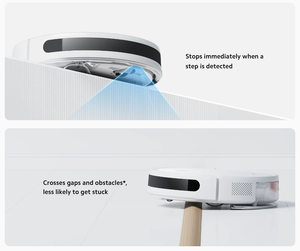 หุ่นยนต์ดูดฝุ่นทำความสะอาดพื้น <span class=keywords><strong>Xiaomi</strong></span> E10การแจ้งเตือนด้วยเสียงหุ่นยนต์อัจฉริยะแอปหุ่นยนต์ทำความสะอาดแบบเปียกแห้ง - Product Image 4