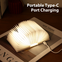 NOUVEAU Lampe de lecture pliable sans fil personnalisable en ABS, 400 mAh, 6,8*9 cm, pour cadeau, décoration intérieure, lecture, lampe LED portable en ABS