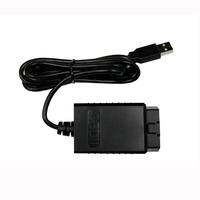 Elm327 usb obd2 portátil cable con 16Pin macho a Mini USB Cable de carga de energía Auto herramienta de diagnóstico