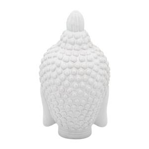 Statuetta in Ceramica a Forma di Testa di Buddha per Arredamento Casa e Bagno, Scultura in Gres per Ufficio e Stanza, Ornamento Glamour - Product Image 4