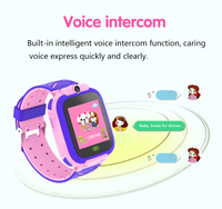 Reloj Inteligente para Niños Q19 con Rastreador GPS, Antipérdida, SOS, Juegos, Videollamada, Teléfono 2G y Tarjeta SIM, Modelo 2024 para Niños y Niñas, Q12