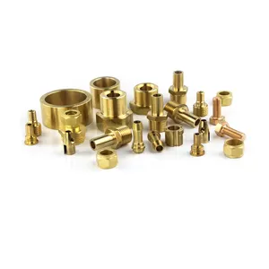 Customized CNC Brass Hardware Accessory Cnc Machining Turning Brass Fittings For Electronics