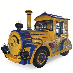 Train de divertissement sans rails à forte capacité de charge |   Véhicule de divertissement familial pour parcs d'attractions - Product Image 1