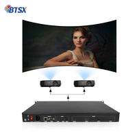 Controlador de Proyección con Modo de Empalme Arbitrario 1x2 y 2x1 para Soporte de Pared Inmersivo en Museos, Compatible con 1024x768P60 y 1920x1080P6