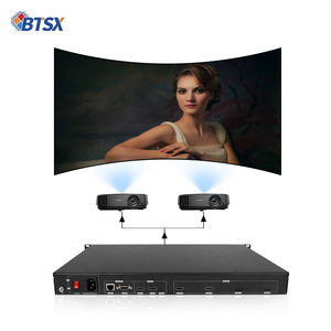 Contrôleur de projection pour mur immersif de musée, compatible 1024x768P60, 1920x1080P6, modes de raccordement arbitraire 1x2 et 2x1, et de fusion des bords - Product Image 1