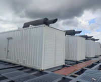 Groupe électrogène silencieux conteneurisé pour centre de données 850KVA 1200KVA, moteur diesel Cummins, alternateur Leroy Somer, refroidissement par eau, ATS