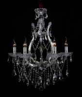 Vente en gros de lampe à pince en cristal Maria Theresa Plafonnier de style européen pour hôtels et résidences