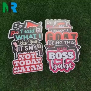 Wholesale Custom <b>PVC</b> Photo Booth Props Corrugated <b>Plastic</b> Yard Sign Greeting Sign <b>Sheets</b> - Product Image 2