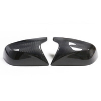 Coques de rétroviseurs en fibre de carbone noire brillante style M Vantwo, remplacement pour Tesla Model 3 2016 et plus