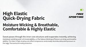 Genouillères en nid d'abeille, protections de jambes, absorption des chocs, protection anti-collision pour le basketball, unisexe, néoprène épais, à enfiler, toutes saisons - Product Image 6
