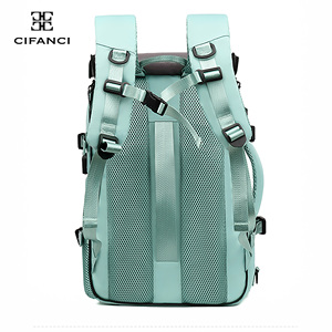 <span class=keywords><strong>Mochila</strong></span> Expandible Negra de Gran Capacidad para Viajes Cortos, con Compartimento Separado para Zapatos <span class=keywords><strong>y</strong></span> <span class=keywords><strong>Ropa</strong></span> - Product Image 4