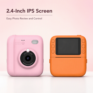 P05 Kinder Sofortbildkamera mit 2,4 Zoll IPS-Bildschirm 16-fach Zoom Retro-Fotodruck Mit Blitzlicht und Spielen - Product Image 4