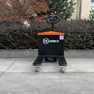 รถยกพาเลทไฟฟ้าไฮดรอลิก 3 ตัน ล้อยางตันคู่ มอเตอร์กำลังสูง สำหรับขนย้ายสินค้าบนพื้นคลังสินค้าที่มีหลุมบ่อ - Product Image 6