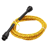 Câble de détection de fuite d'eau non positionnable LFLX10, haute sensibilité, ignifuge VW-1 pour systèmes d'alarme