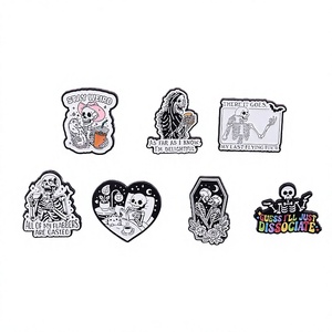 Al por mayor: Pins de solapa de metal esmaltados con temática musical, accesorios de vestimenta, broches y insignias estilo fiesta - Product Image 6