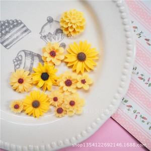 1 Pieza de Resina Blanca con Diseño de Bellis Perennis, Accesorios para Teléfono a Prueba de Agua para Fiestas Infantiles, Pinzas para el Cabello y Estuche, 5*3.5cm - Product Image 5