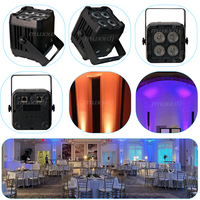 Dj professionnel allume 4x18w RGBWA + UV 6in1 Club Uplights batterie sans fil DMX IRC contrôle Led Par lumière pour fête Club hôtel