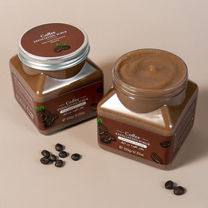 OEM personalizado 350g <span class=keywords><strong>café</strong></span> exfoliante crema blanqueadora exfoliación Facial para limpiar los poros al por mayor - Product Image 2