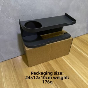 Huyo Drill-Free Plastic Minimalist Powder Coated Wall-Mounted Non-Folding Toilet <b>Paper</b> Holder Storage Rack - Product Image 4