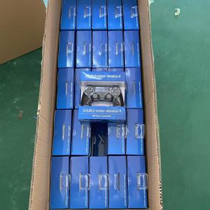 Control Inalámbrico P4 con Funciones Completas para <span class=keywords><strong>PS4</strong></span> con Barra de Luz, Vibración de Doble Motor, Giroscopio, Controles Mantte - Product Image 1