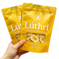 Sachet d'emballage alimentaire personnalisé imprimé en gros, qualité alimentaire, 40g 100g, sachet vide pour snacks, chips de pommes de terre séchées, plantains et bananes