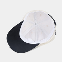 Gorra de béisbol de primavera para hombre y mujer, diseño de bloques de color, pana, visera de pato, 6 paneles, sombrero casual para exteriores, venta al por mayor
