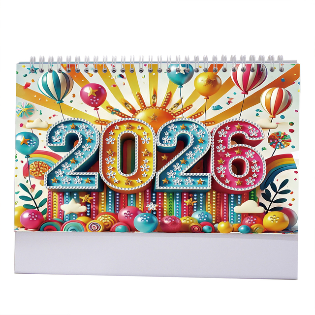 2026 Custom DIY Diamond Painting Calendar Creative Home Decor & Gift