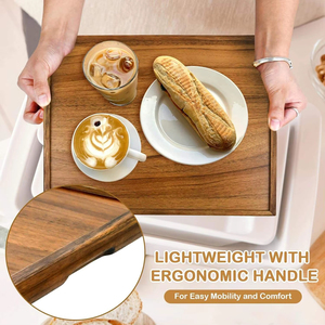 Bandeja de <span class=keywords><strong>Desayuno</strong></span> de Madera Maciza Premium, Escritorio Ergonómico de Madera <span class=keywords><strong>para</strong></span> Laptop, <span class=keywords><strong>para</strong></span> Usar <span class=keywords><strong>en</strong></span> <span class=keywords><strong>la</strong></span> <span class=keywords><strong>Cama</strong></span> y el Sofá - Product Image 3