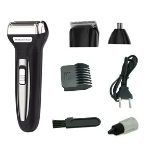 Daling Rasoir Reciprocant Rechargeable 3 en 1 avec Têtes Interchangeables, Tondeuse à Cheveux, Tondeuse à Poils de Nez, Kit de Soins Personnels - Product Image 1
