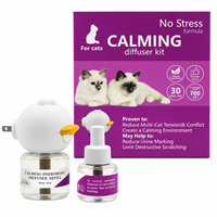 Pet relax Chats Calmant Diffuseur Nouveau Traitement Anti-Stress Amélioré recharge apaisante