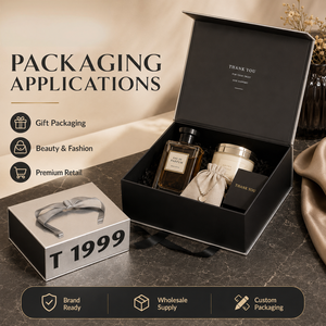 Caja de Regalo de Lujo Personalizada con Sello FX, Reciclada, Adecuada para Empacar Regalos de Alta Gama y Otras Categorías de Productos de Lujo Ligero - Product Image 2