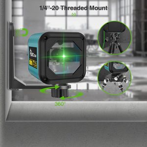 Decteam C011G 2 Cross Lines Self Leveling Laser <strong>Level</strong> 100 Ft Accurate Measurement Ip54 Dust &amp; Water <strong>Protection</strong> Tool - Product Image 3