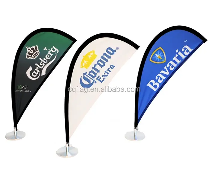 Factory Direct Sale Office Table Flags Table Banners Flagpoles Custom Printing Wooden Metal Plastic Flag Stand