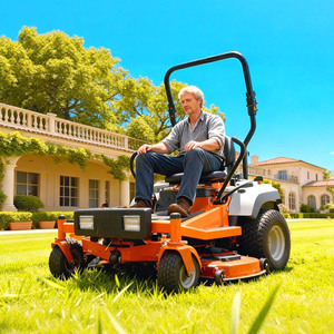 Cortadora de Césped Profesional de 48 Pulgadas con Giro Cero, 25 HP, 190 cc, Gasolina, Grado Industrial, Doble Transmisión Hidrostática - Product Image 2