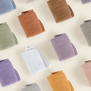 ผ้าช่วยเรอ100% ผ้าฝ้ายออร์แกนิคสำหรับเด็กทารกผ้ามัสลินสำหรับใช้ล้างหน้าดีไซน์ใหม่ - Product Image 6