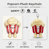 Porte-clés en peluche personnalisé OEM, porte-clés en peluche spatule mignonne, jouet en peluche personnage ustensile de cuisine, breloque de sac, mascotte de marque personnalisée