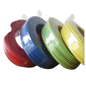 450/750V copper conductor PVC insulated electric wire house wire single core 1.5mm 2.5mm 4mm 10mm 16mm price list