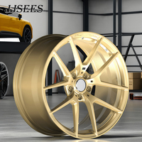 JJSEES Vente flash Jantes de voiture 19*8.5J 19*9.5J 5X120 5X112 5X114.3 Roues en alliage or de luxe pour voitures particulières pour Bmw E90 E91 E92
