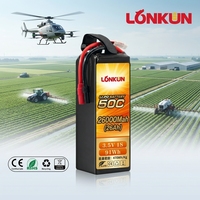Batterie Lipo semi-solide Longkun 14S 51.8V 22000mAh 15C pour VTOL, ailes fixes et drones multirotors