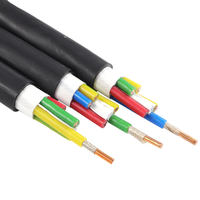 Câble d'alimentation multiconducteurs en cuivre, tension nominale 0,6/1 kV, isolation XLPE, gaine PVC, distribution