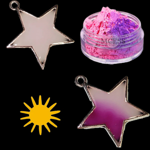 Polvo fotocromático de alta sensibilidad pigmento de cambio de Color activado por la luz solar para manualidades DIY esmalte de uñas <span class=keywords><strong>resina</strong></span> <span class=keywords><strong>Exposy</strong></span> Mcess - Product Image 4