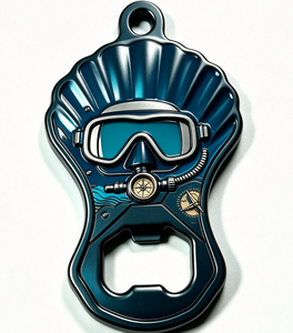 Custom Zinc Alloy Bottle Opener Enamel Beer Cap Remover Diving Goggle Shape Promotional <b>Bar</b> <b>Tool</b> - Product Image 5