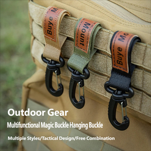 Nuevo accesorio universal tipo gancho para montar en la parte delantera de los cascos de seguridad, compatible con las manillas de cochecitos, diseño de gancho con velcro - Product Image 2