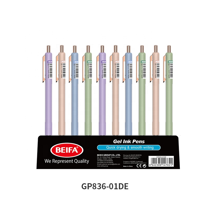 BEIFA GP836 Gel Ink Pen - Smooth 0.5mm Writing Experience