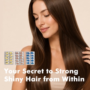 Cápsulas Capilares OEM - Cápsulas de Aceite Nutritivo para <span class=keywords><strong>Cabello</strong></span> Dañado y Seco, Cápsulas de Suero Reparador para el <span class=keywords><strong>Cabello</strong></span> de Marca Privada al por Mayor - Product Image 2