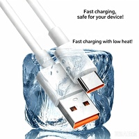 Câble de chargeur de téléphone Type C 1M 6A, câble USB-C, transfert de données, charge super rapide, câble Type-C